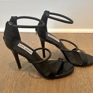 Steve Madden Classic Black Heels, Animal Print